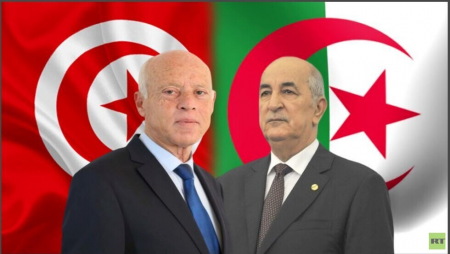 رئيس الجمهورية يتلقى مكالمة هاتفية من نظيره التونسي قيس سعيّد