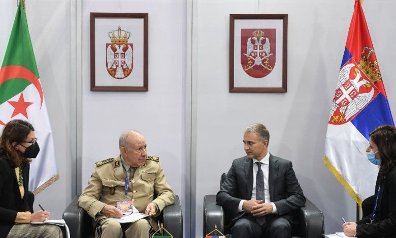 وزير الدفاع الصربي يستقبل رئيس أركان الجيش الوطني الشعبي الفريق السعيد شنقريحة