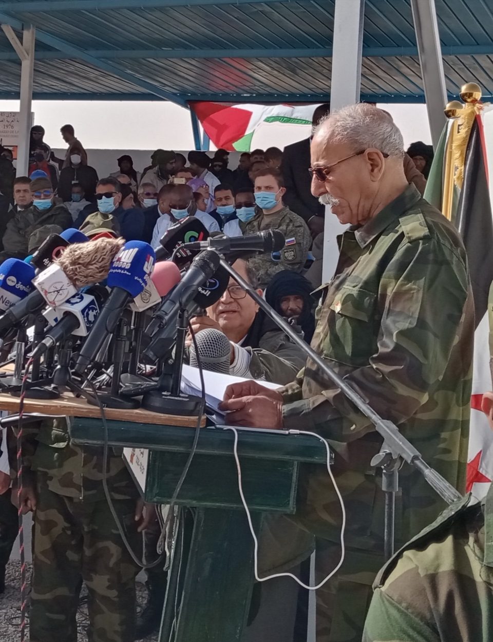 الرئيس الصحراوي إبراهيم غالي يتوعد نظام المخزن