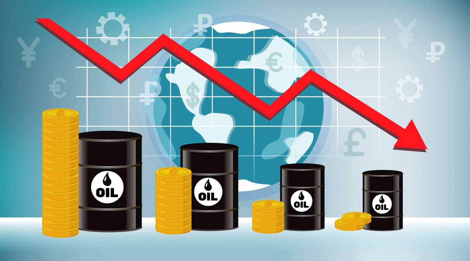 تواصل إنخفاض أسعار النفط