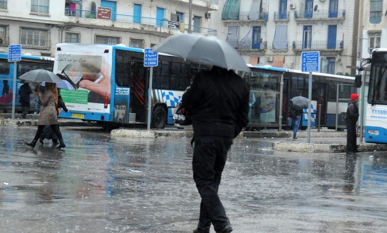 أمطار رعدية غزيرة على 31 ولاية من الوطن