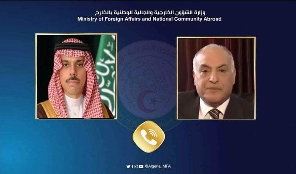 وزير الخارجية أحمد عطاف يتلقى اتصالا هاتفيا من نظيره السعودي