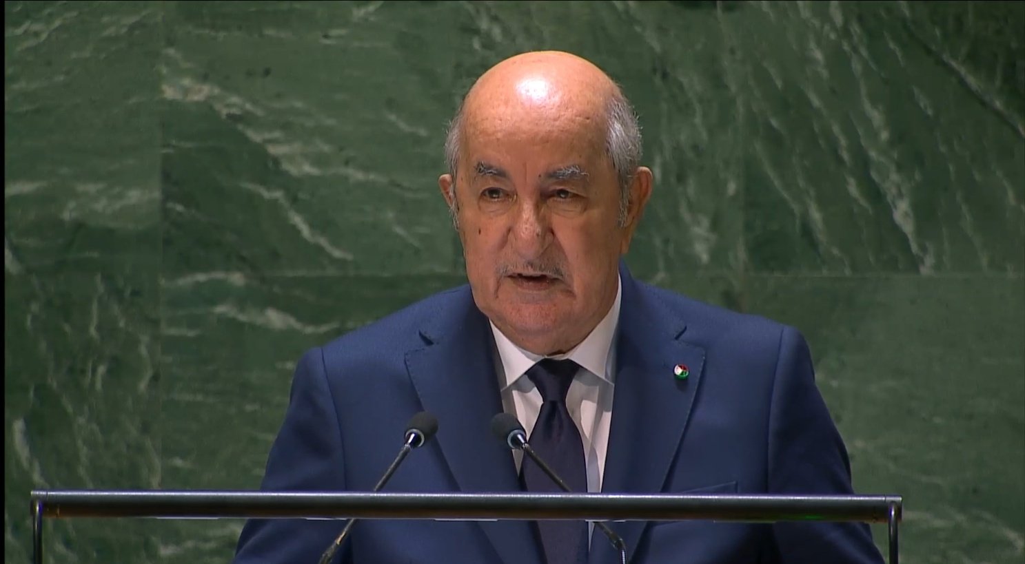 رئيس الجمهورية يطالب بمنح العضوية الكاملة لفلسطين في الجمعية العامة للأمم المتحدة