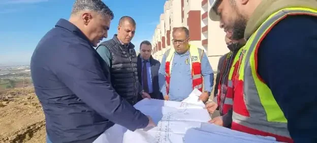 وزير السكن في زيارة ميدانية إلى موقع 13300 وحدة سكنية بالمدينة الجديدة سيدي عبد الله