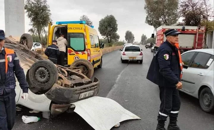 إصابة 07 أشخاص بجروح متفاوتة الخطورة في حادث مرور بتيزي وزو