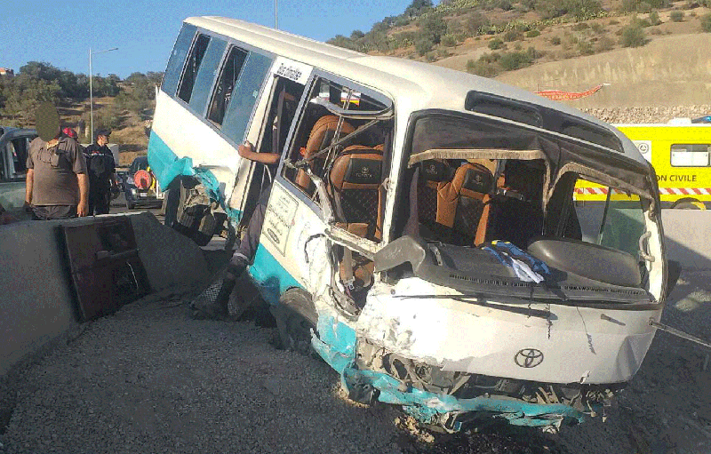 إصابة 11 شخص في حادث مرور بولاية بومرداس