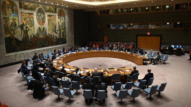 أعضاء مجلس الأمن الدولي يصوتون بالإجماع على مشروع بيان صحفي بخصوص غزة
