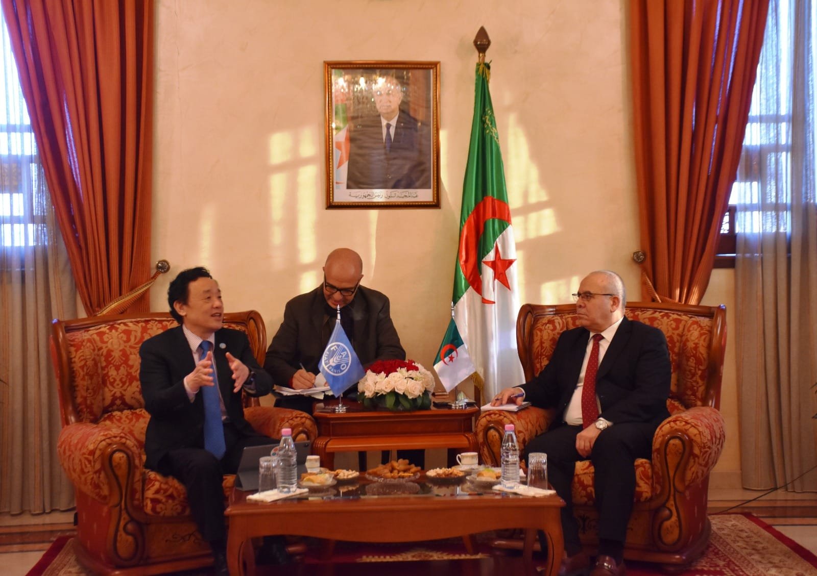 زيارة مدير الفاو للجزائر: تعزيز الشراكة في مجال الزراعة والأمن الغذائي
