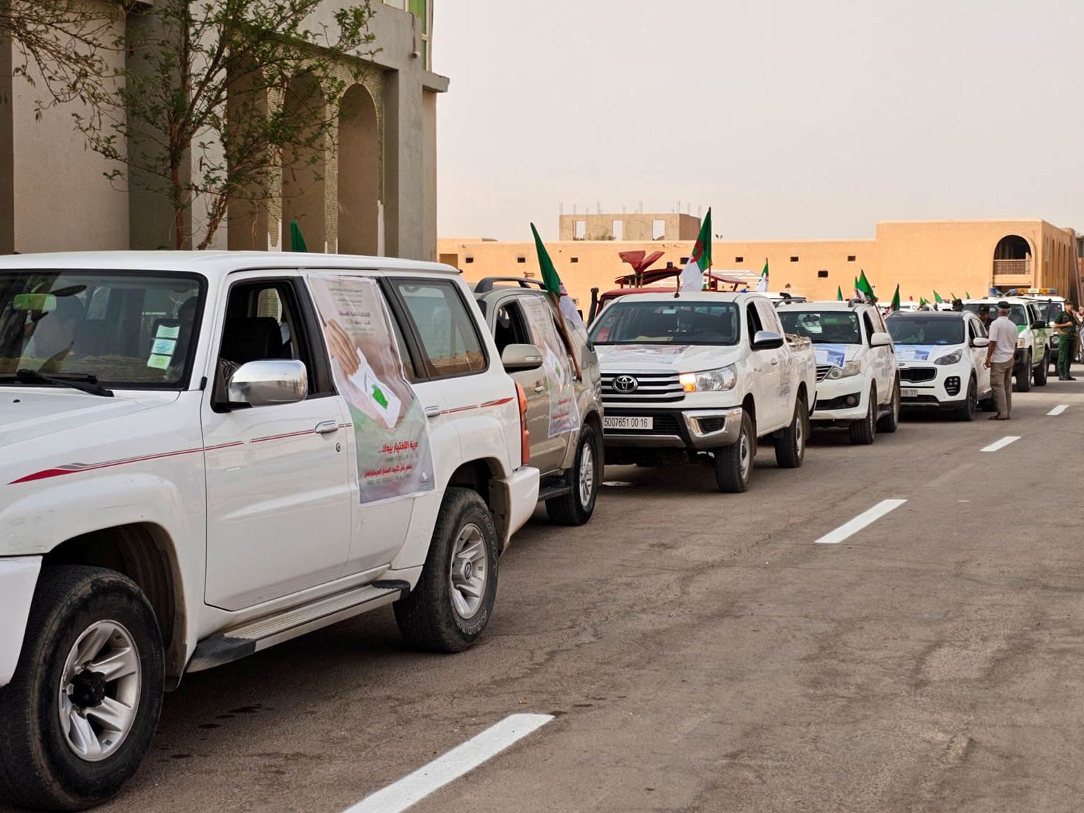 انطلاق التصويت عبر المكاتب المتنقلة للبدو الرحل